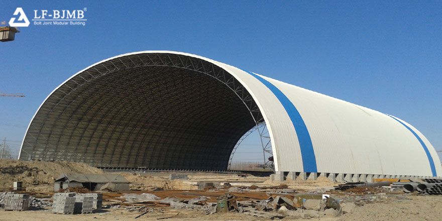 Long Span Space Frame Coal Storage Yard Power Plant Project