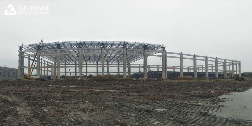 Fast Install Steel Space Frame Stadium Structure