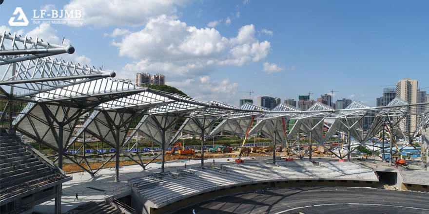 Steel Space Truss Sports Center Stadium Project