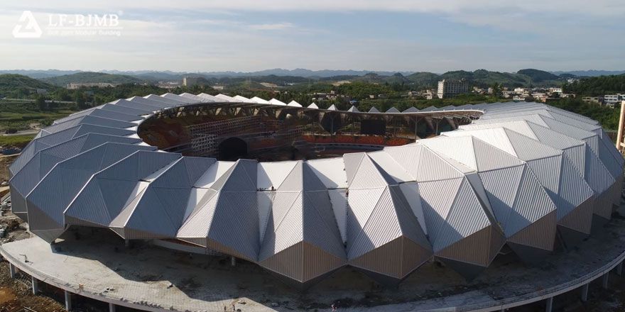 Steel Space Truss Sports Center Stadium Project