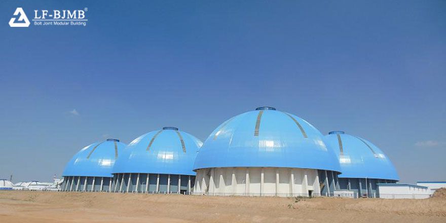 Prefab Dome Coal Storage Shed Structure