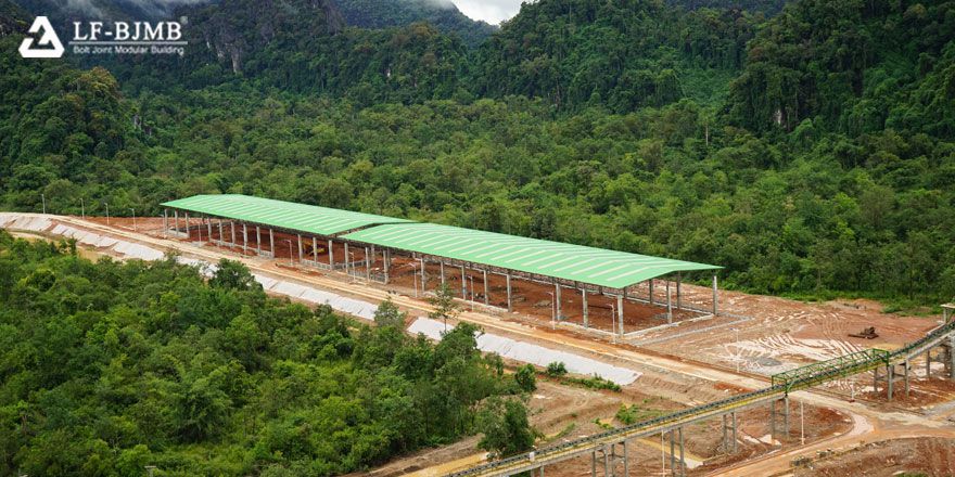  Space Frame  Clinker Cement  Storage Shed 