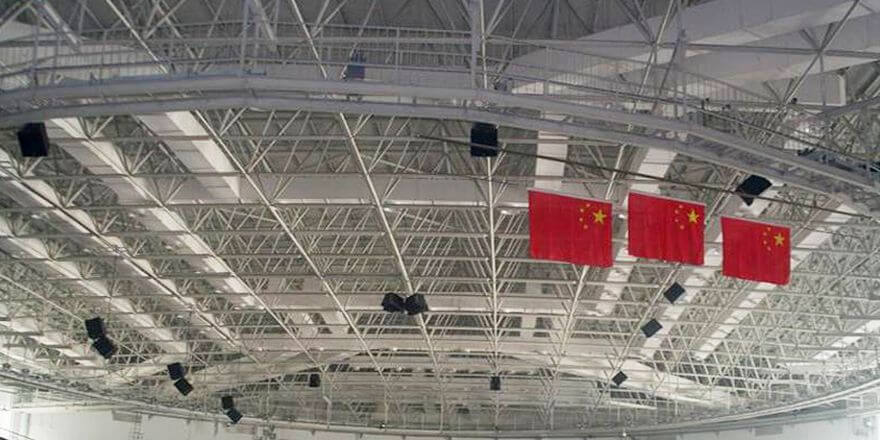 Space Frame Sports Center Gymnasium Roof Structure