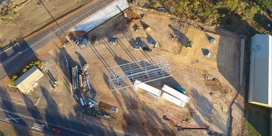 Gas station installation