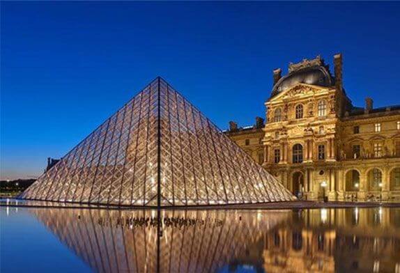 Advance design truss structure (Glass pyramid - Louvre pyramid)