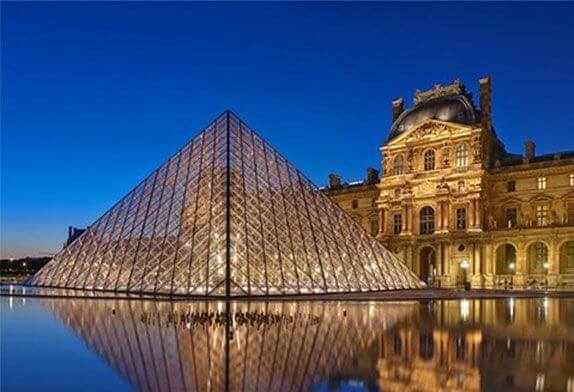Advance design truss structure (Glass pyramid - Louvre pyramid)