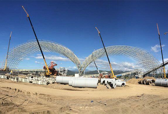 6 kinds of space frame installation methods commonly used by steel structure space frame installation companies