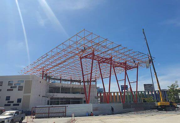 arge space frame processing plants explain which types of construction are mainly suitable for space frames