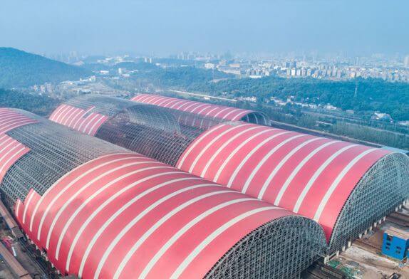 Dry coal shed