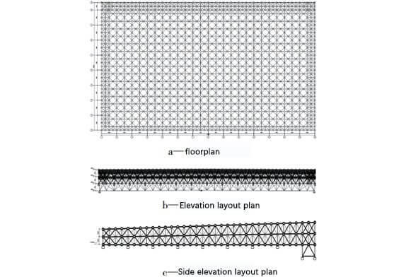 space frame layout plan