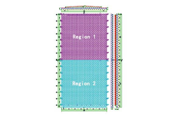 Schematic diagram of space frame