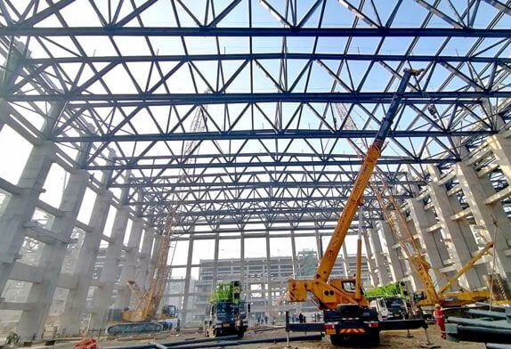 steel frame building