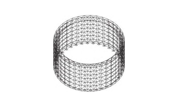 space frame calculation model