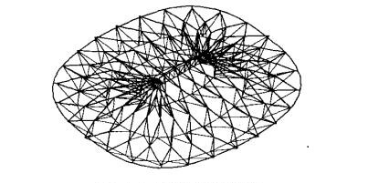 The cable-supported membrane structure