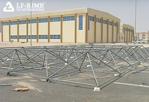 bolted ball space frame