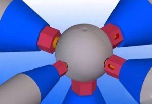Bolted ball node model