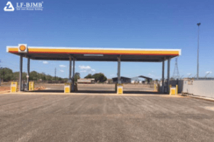 gas station