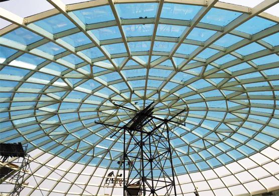 Nigeria Prefab Steel Structure Church Dome Roof