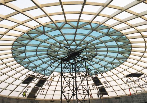 Nigeria Prefab Steel Structure Church Dome Roof