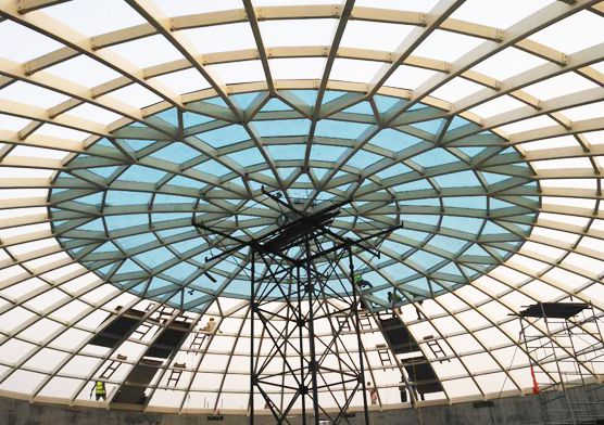 Nigeria Prefab Steel Structure Church Dome Roof