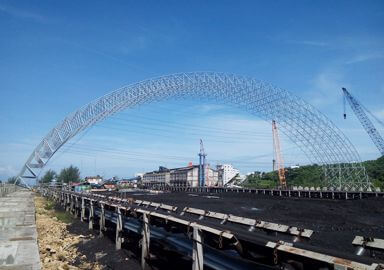 Philippines Semirara Space Frame Coal Shed