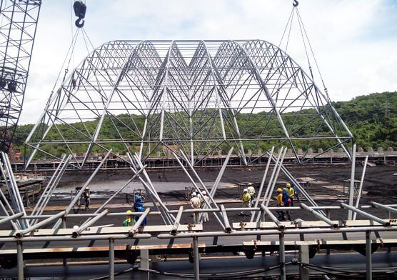 Philippines Semirara Space Frame Coal Shed