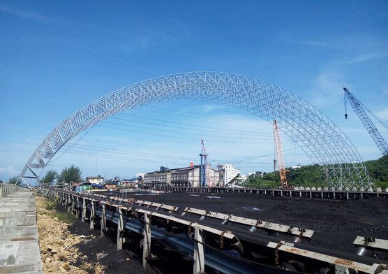 Philippines Semirara Space Frame Coal Shed