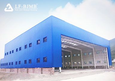 Prefab Steel Space Frame Structure Airplane Hangar