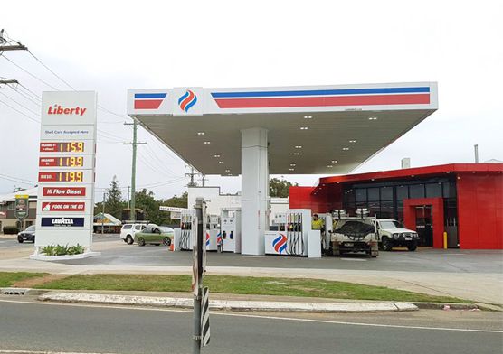 Steel Structrue Canopy Gas/Petrol Pump Station in Australia Liberty