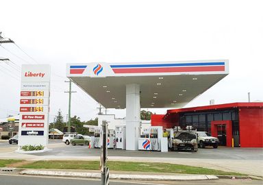 Steel Structrue Canopy Gas/Petrol Pump Station in Australia Liberty