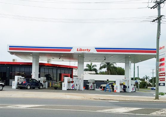 Steel Structrue Canopy Gas/Petrol Pump Station in Australia Liberty