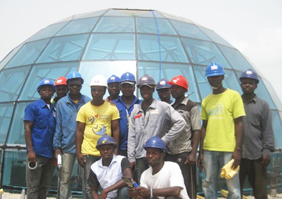 The Glass Dome Roof of Togo’s Presidential Palace