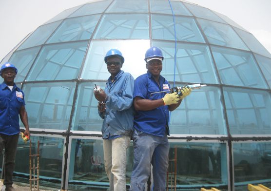 The Glass Dome Roof of Togo’s Presidential Palace