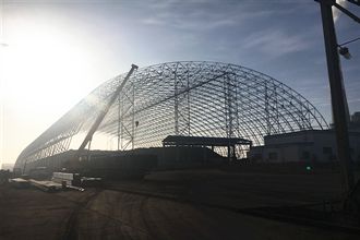 Three construction methods of space frame structure