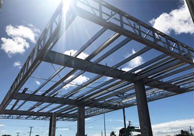 Bolt Joint Modular Building Gas Station Canopy in Australia