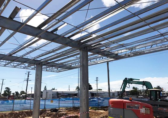 Bolt Joint Modular Building Gas Station Canopy in Australia
