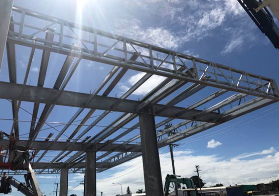 Bolt Joint Modular Building Gas Station Canopy in Australia