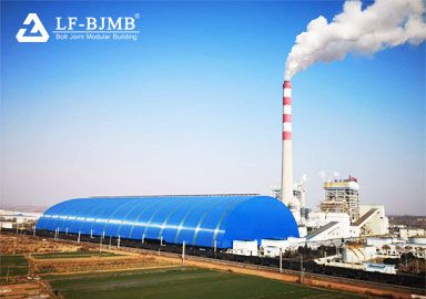 Thermal Power Plant Space Frame Coal Yard Storage Closure Project