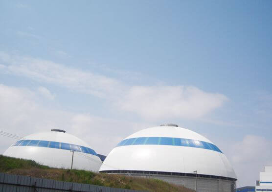 Dome Coal Storage System of Shanghai Caojing Power Plant(2 sets)