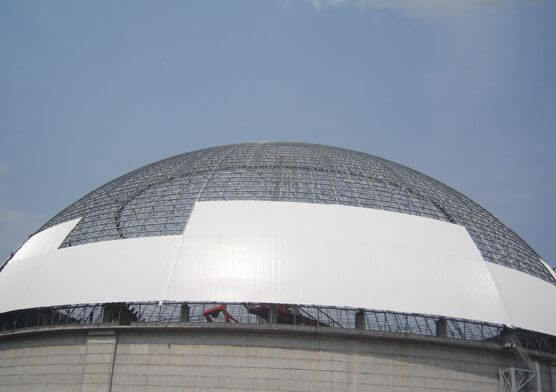 Dome Coal Storage System of Shanghai Caojing Power Plant(2 sets)