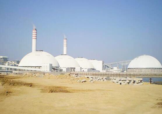 Dome Coal Storage System of Zhangzhou Houshi Power Plant (7 sets)