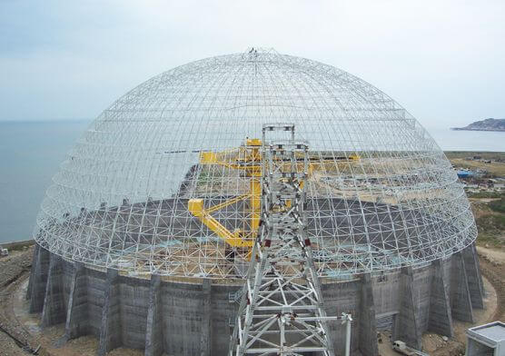 Dome Coal Storage System of Zhangzhou Houshi Power Plant (7 sets)