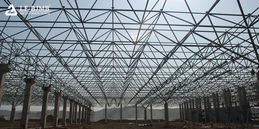 prefab light steel structure warehouse