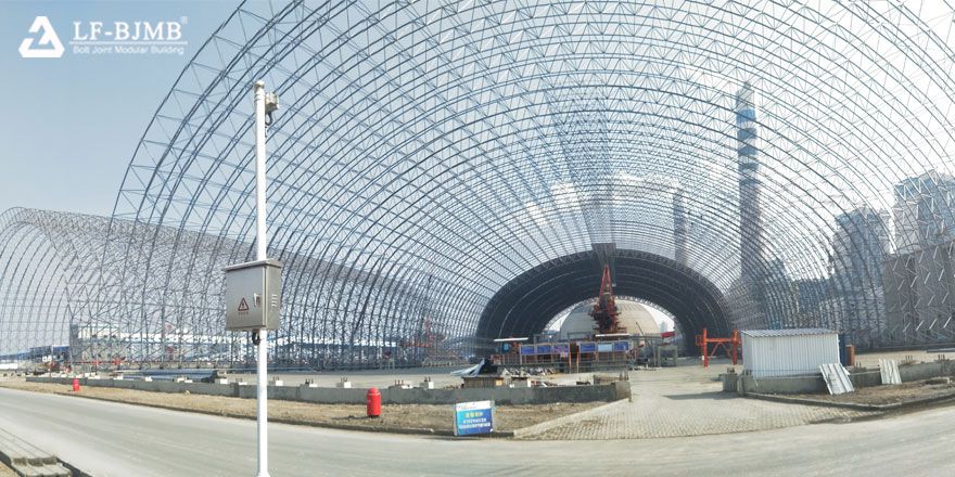 space frame structure dry coal shed