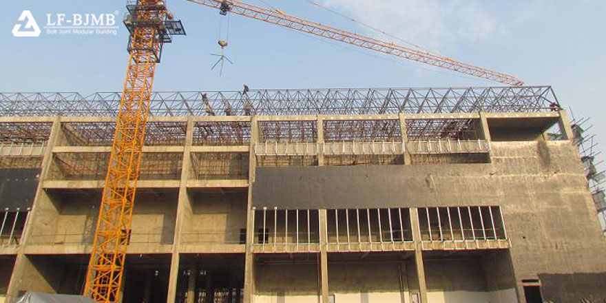 build a stadium structure