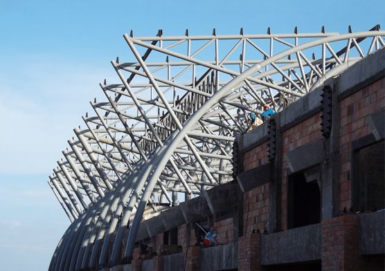 Philippine Oval Bleachers Steel Truss Project