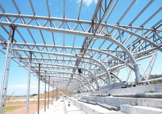 Philippine Oval Bleachers Steel Truss Project