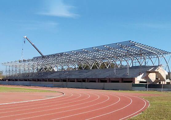 Philippine Oval Bleachers Steel Truss Project