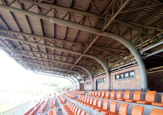 Philippine Oval Bleachers Steel Truss Project