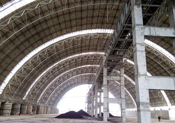 Philippine 2X135MW Power Plant  of Coal Storage Space Frame Project